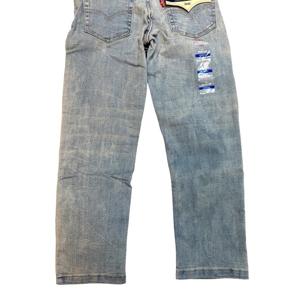 NWT Levis Kids 502 Size 6 Boys Regular Taper Jeans Stretch Denim - Picture 14 of 15